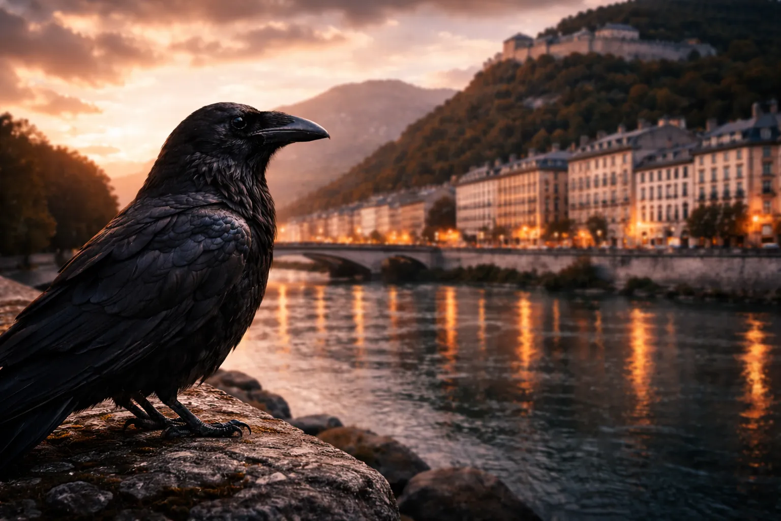 The raven, a symbol of intelligence and vision that inspires KOREV AI